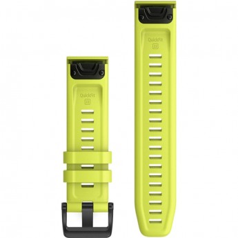 Ремешок сменный для GARMIN FENIX 6X 26MM AMP YELLOW SILICONE